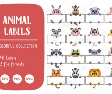 Free stickers animals file 498