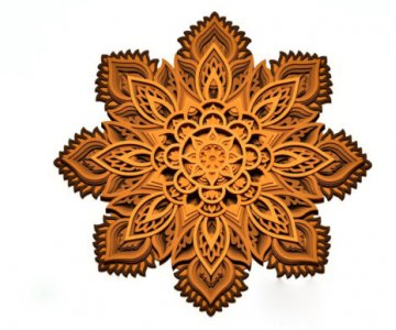 3d-Layered-Flower-Mandala