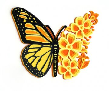 3d-floral-butterfly-SVG-DXF