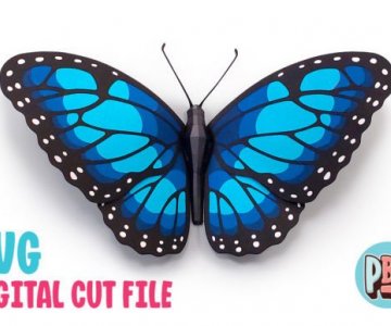 Free Blue Morpho Butterfly 860