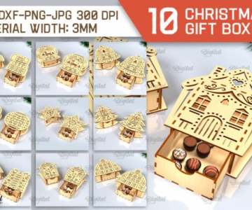 Free  Christmas box files