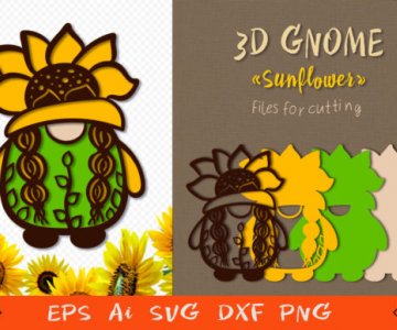 3D-Gnome-Sunflower