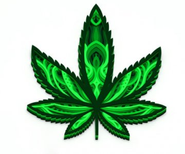 3d-Layered-Marijuana-Leaf