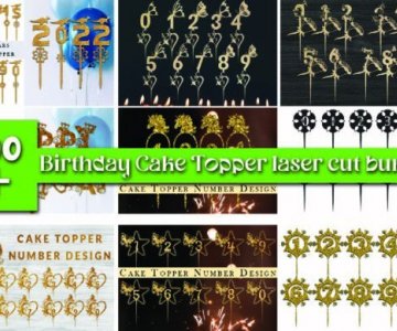 Free Birthday-Cake-Topper-laser-cut File 516