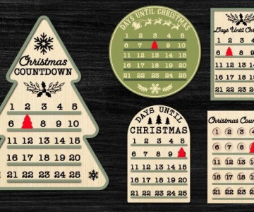 Christmas-Countdown-Laser-Cut 463