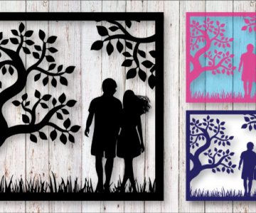 Free Cute-Couple-Wall-Art-Print file 616