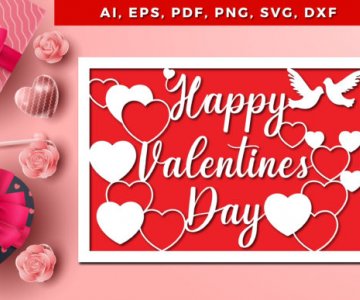 Free Happy-Valentines-day-card-template file 628