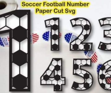 Fotball Number Mandala Set File 1