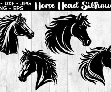 Horse-Head-Silhouettes-SVG-EPS 405