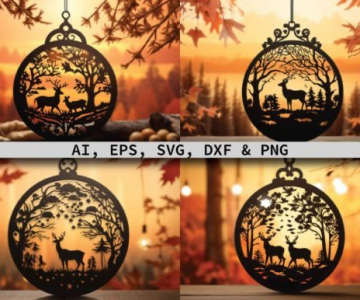 Fall-Ornament-Laser-Cut-SVG 413