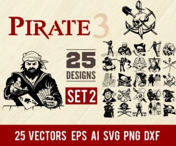 Free Svg Pırate Cut Files 445