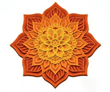 Layered-3D-Flower-Mandala