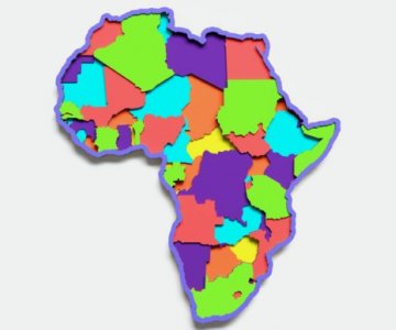 Free Layered-Africa-Map-Design 596