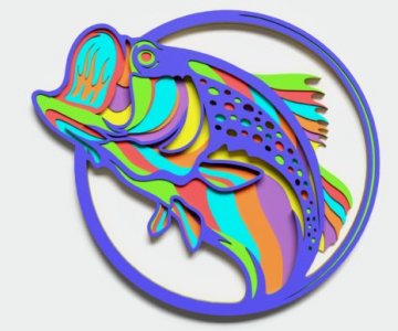 Free Layered-Bass-Fish-Design 597