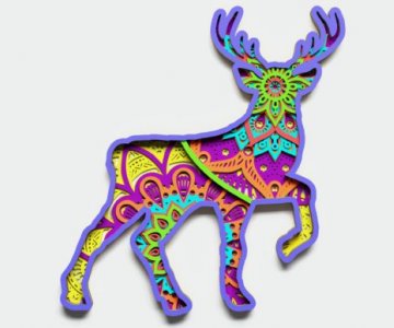 Free Layered-animals-laser-cut file 693