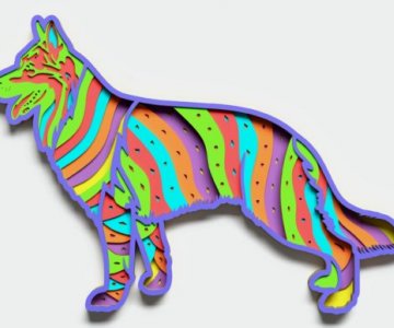 Free Layered-animals-laser-cut file 710