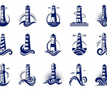 Free Lighthouse_Badges_Vector 547