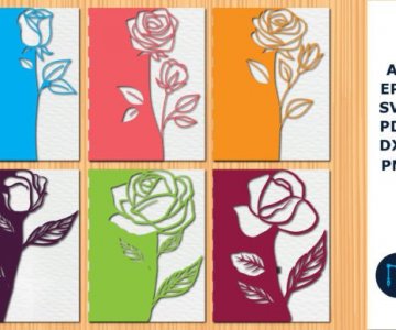 Paper-Cut-Rose-Invitation-Card