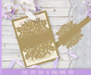 Free Invitation-Card cut file 755