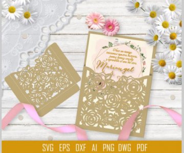 Free Invitation-Card cut file 756