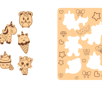 Laser cut puzzle files