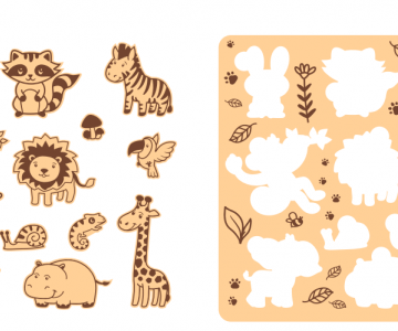 Laser cut puzzle files