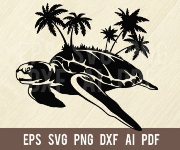 Sea-Turtle-Wildlife-Stencils 173