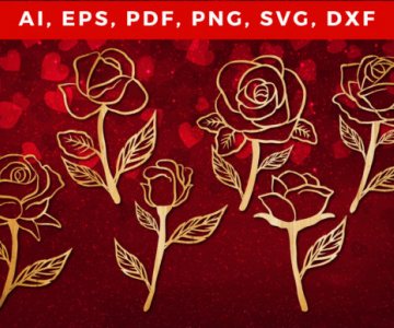 Free Valentine-decor-laser paper-cut file 687