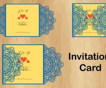 Free Invitation-Card cut file 764