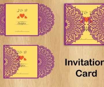 Free Invitation-Card cut file 765