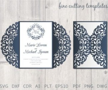 Free Invitation-Card cut file 761