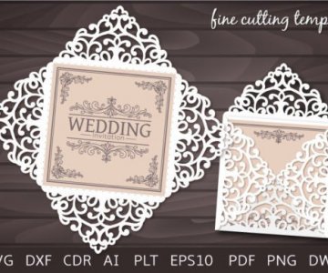 Free Invitation-Card cut file 724