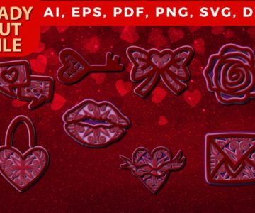 Free Multi-layer-valentine bundle 605