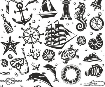 Free nautical_set Vector 548