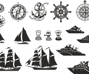 Free nautical_set Vector 549